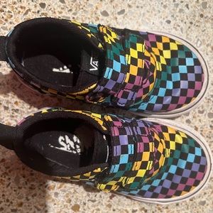 Vans Rainbow Mini Checkers Doheny size 6 toddler